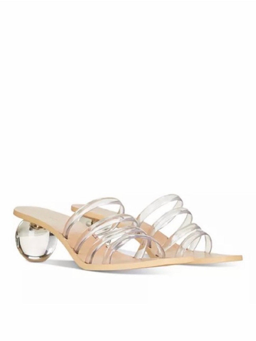 Cult Gaia Jennee Clear Sandal Heel